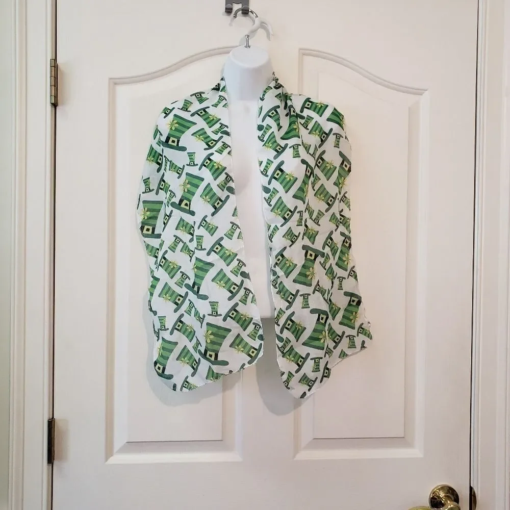 St Patrick's Patterned Scarf